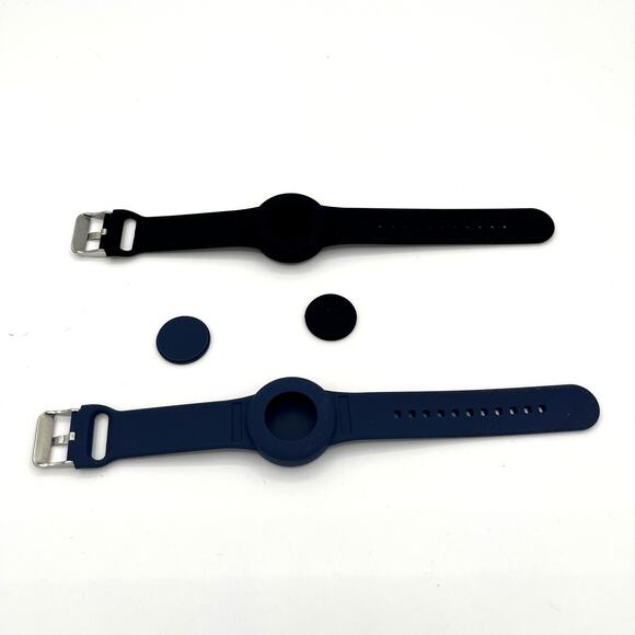 NEW Set of 4 Silicone Lightweight Water Resistant Airtag Wristbands - Picture 3 of 5